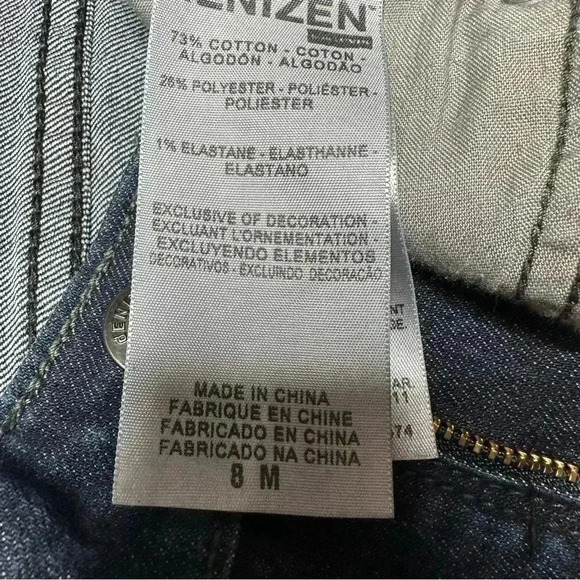 Denizen From Levi’s Boot Cut Jeans Dark Wash Size 8M - Picture 9 of 16